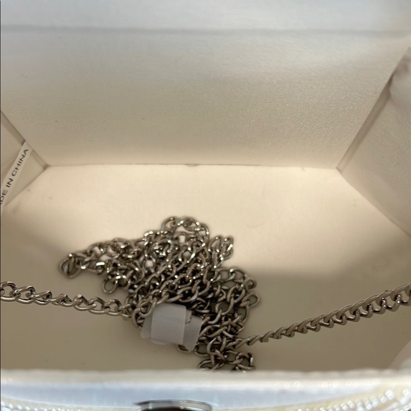 Alessia | Mini Structured Pearl Bag with Crossbody Strap - Picture 8 of 10